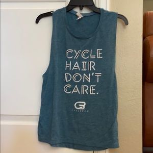 Cycle Hair Don’t Care CycleBar Muscle Tee